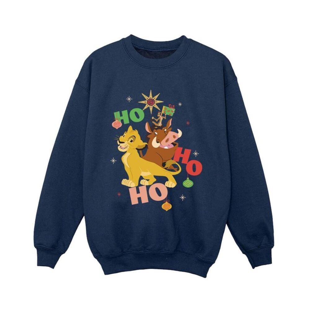 The Lion King Boys Ho Ho Ho Sweatshirt / Navy Blue